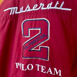 Maserati Men's Red Casual Button Down Shirt